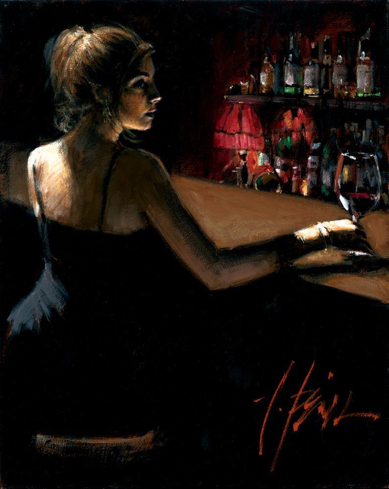 Fabian Perez Luciana at The Bar